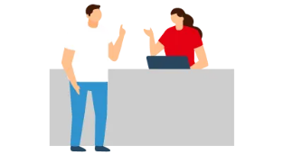 フロントにてVitalityプランへの料金プラン変更手続きを行う